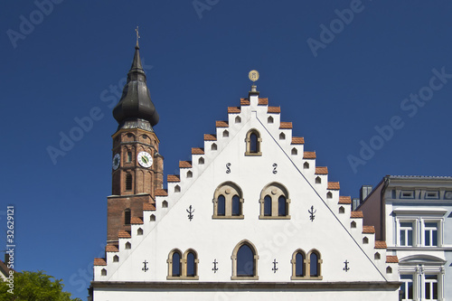 Hausfassade in Straubing