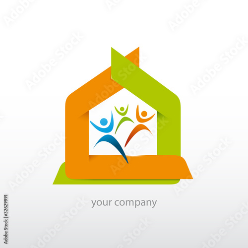 logo, association, famille
