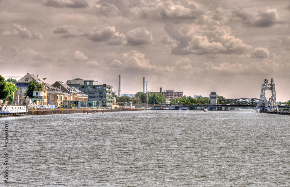 Fototapeta premium Spree-Osthafen