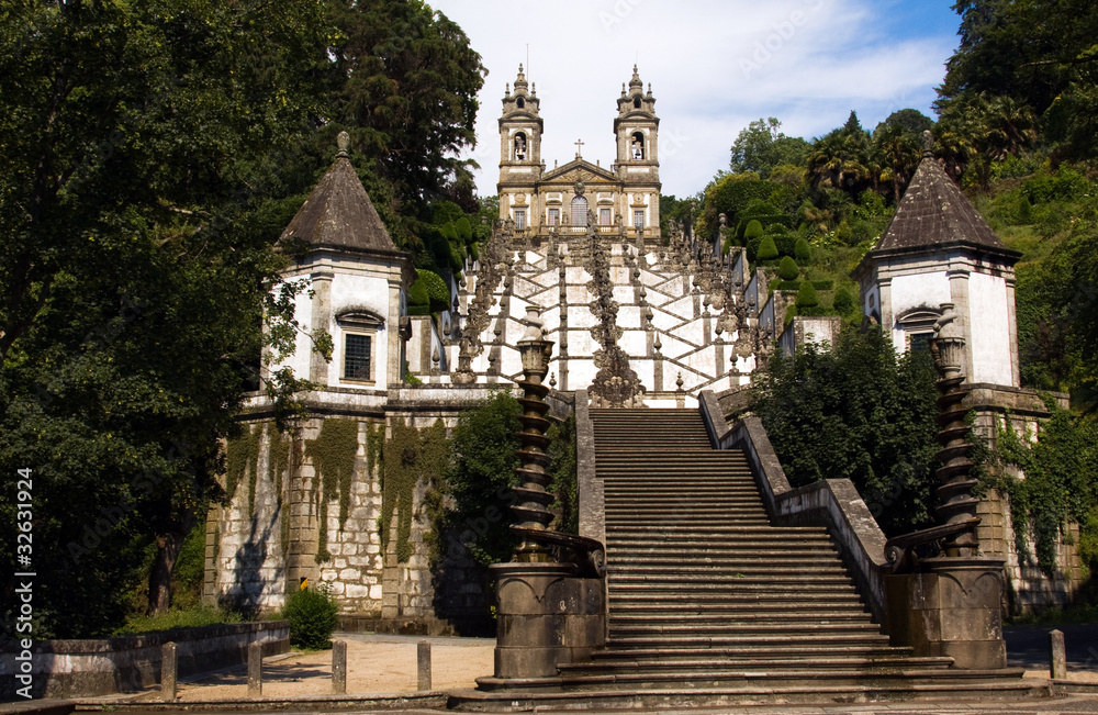 Sanctuary of Bom Jesus do Monte in Braga, Portugal