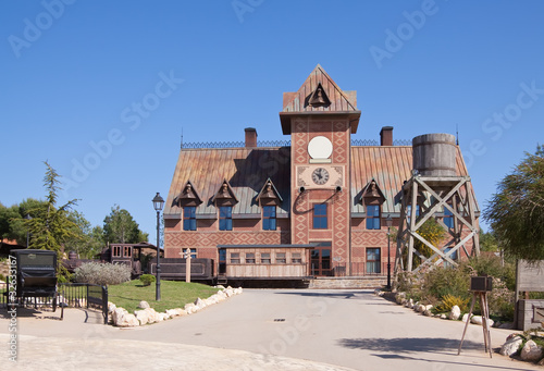 Fotografie railway station at Far west town