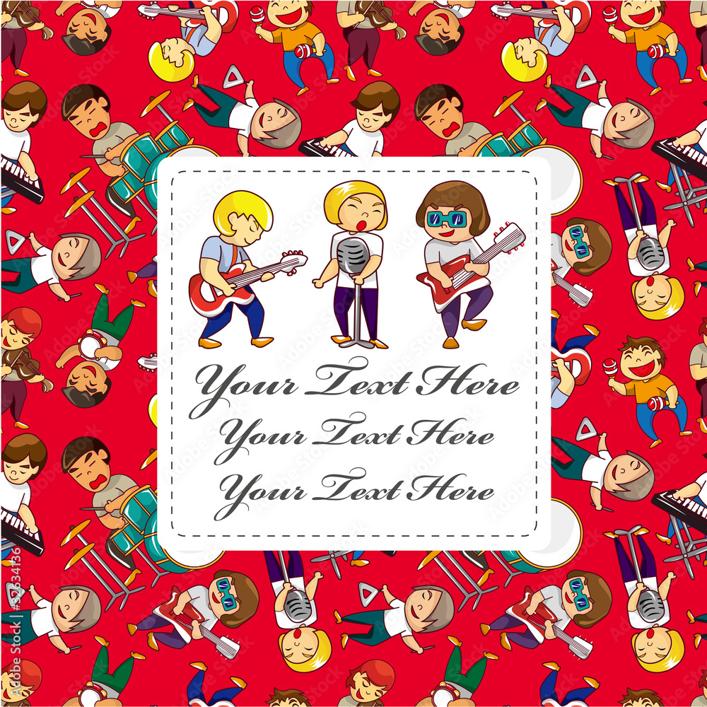 rock band card rock band card