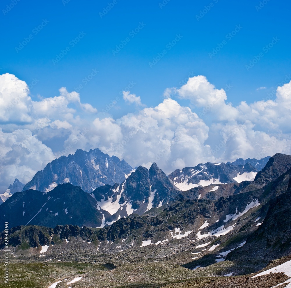 Fototapeta premium psish mountain russia western caucasus