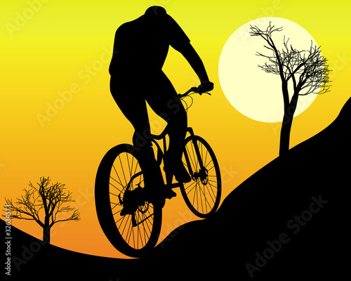 mountain biker