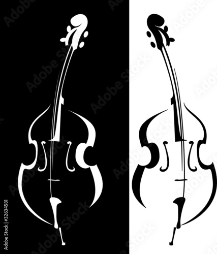 Vector series. Cartoon musical instrument photo