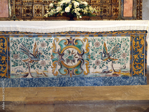 Sagres Point - Retable in the church photo