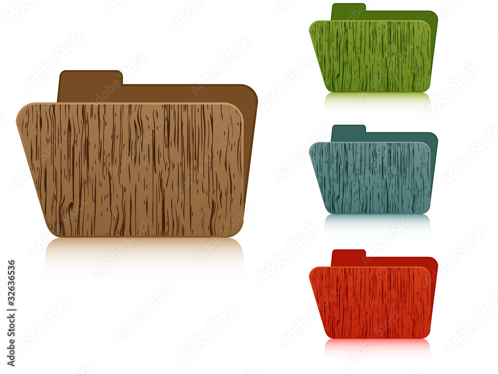 floder icon wooden pattern