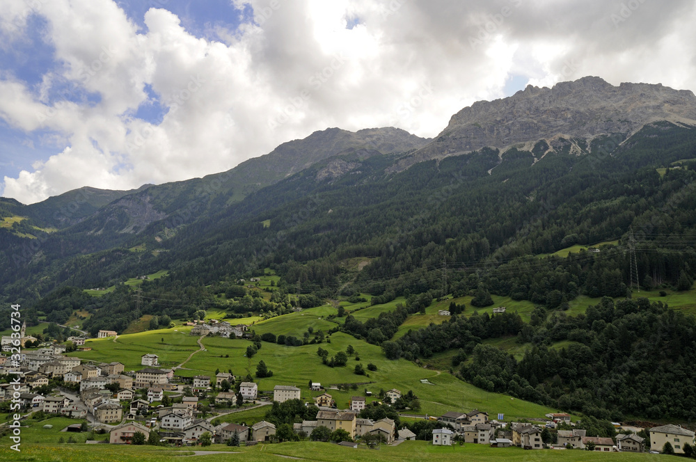 Bernina Express from Lake Como to St Moritz Switzerland