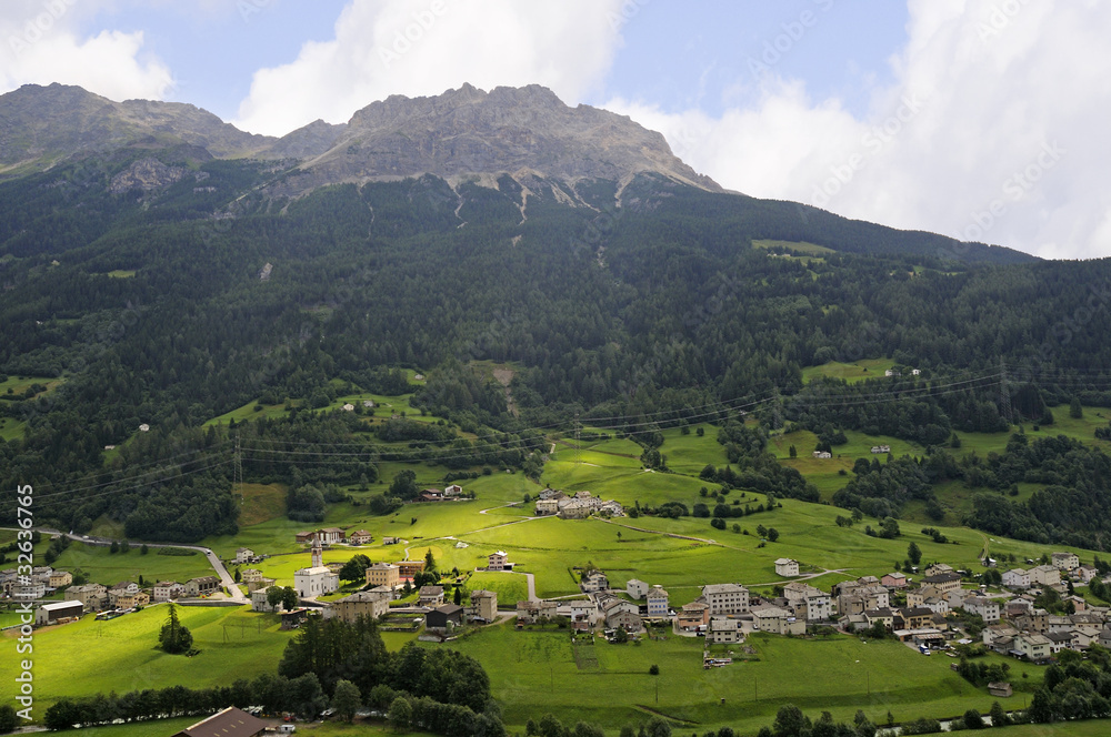 Bernina Express from Lake Como to St Moritz Switzerland
