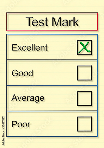 test mark