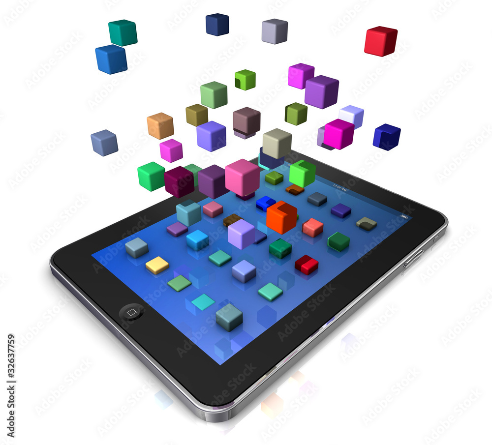 Tablet media StockIllustration Adobe Stock