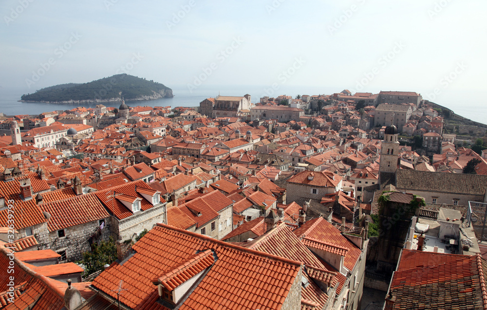 View of Old City of Dubrovnik, Croatia