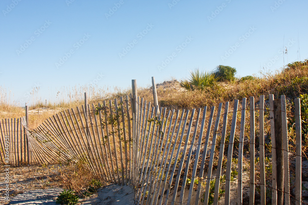 Fence Beside Beach