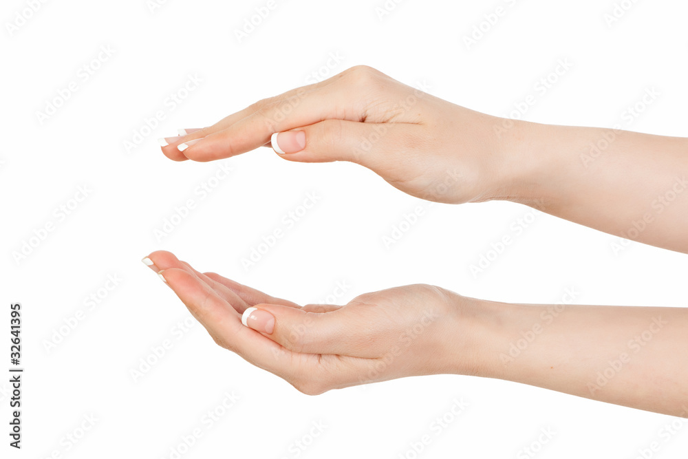 two women's hands