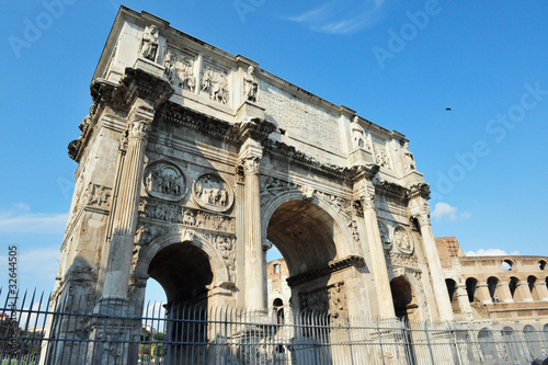 Triumphal Arch in Rome, Italy © Rafael Ben-Ari