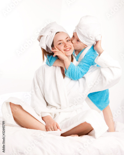 mother and daughter