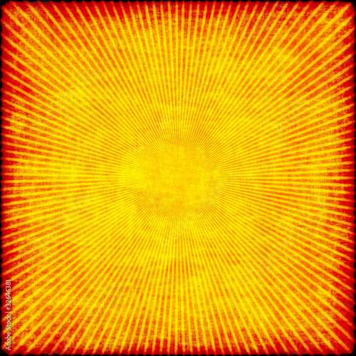 grunge starburst in orange
