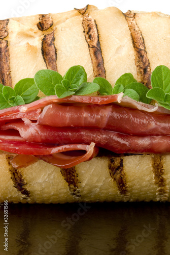 sandwich de jamon photo