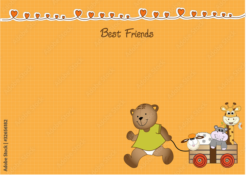 best friends card best friends card