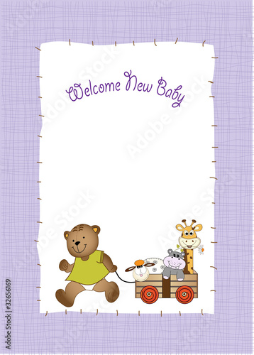 baby shower card