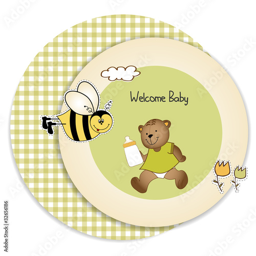 baby shower greeting card