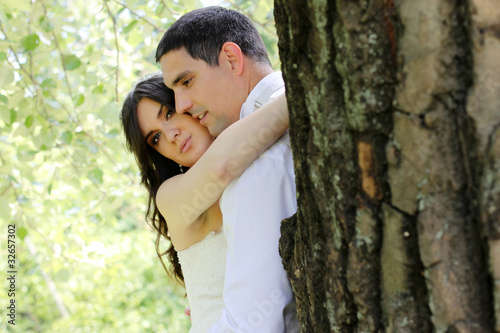 Couple in the forest