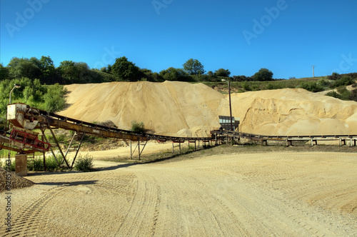 Carrière d'extraction de sable