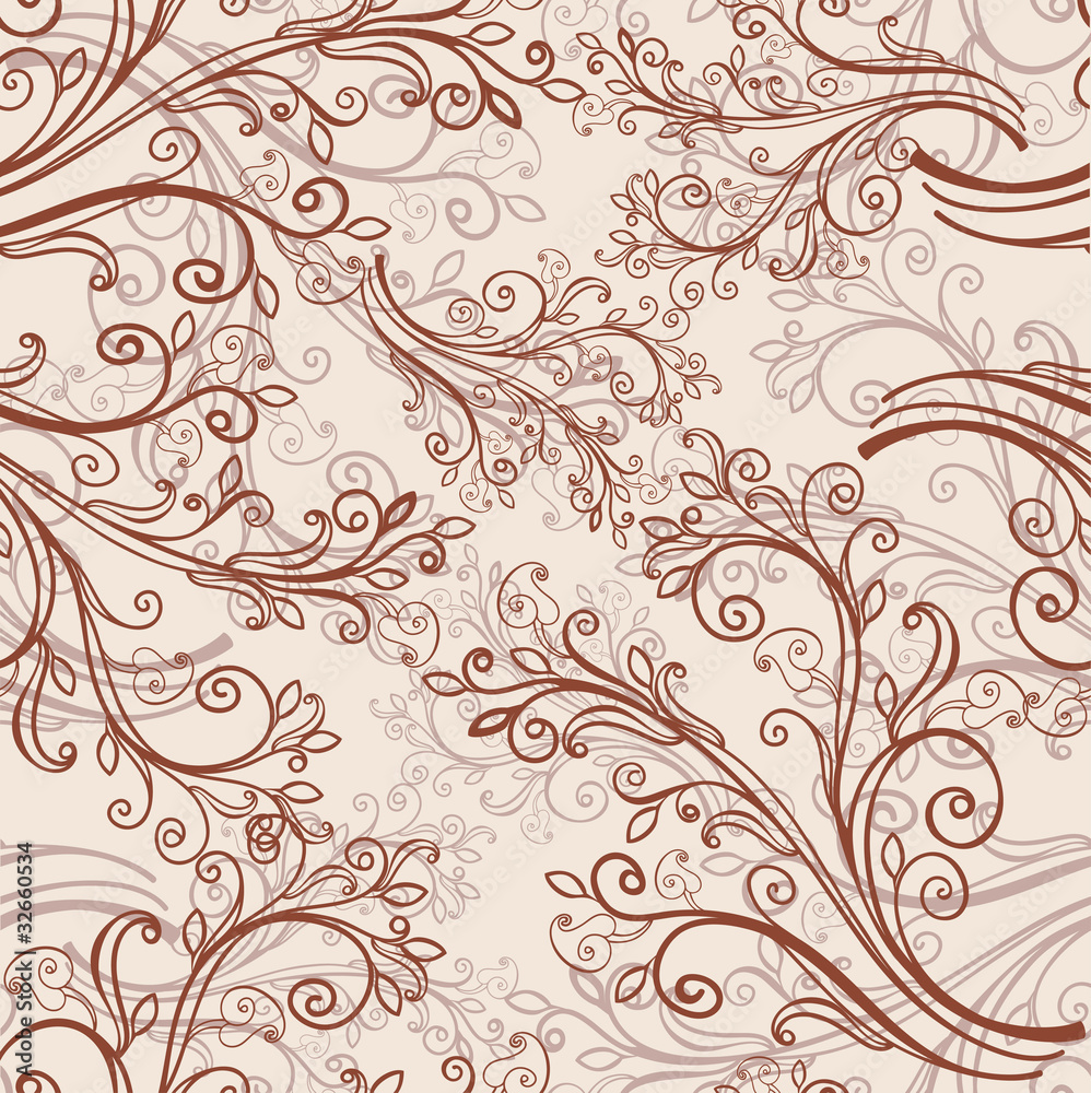 seamless vintage floral background