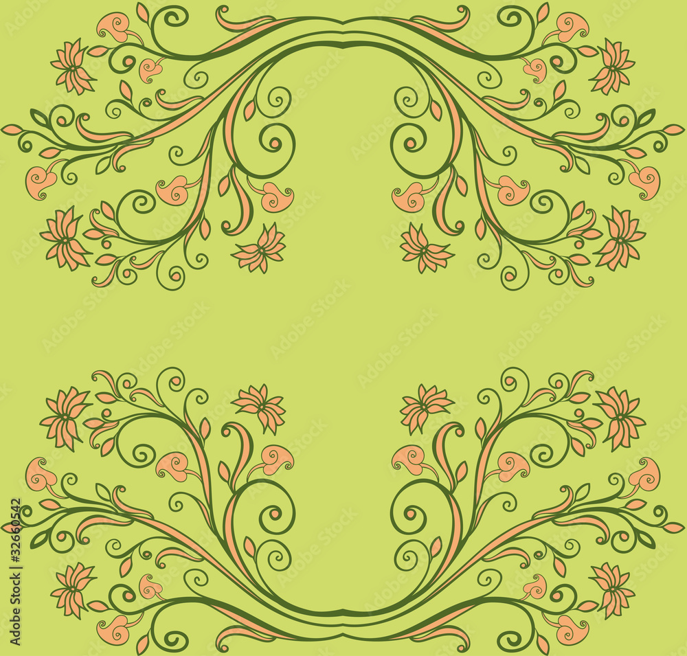 spring floral frame spring floral frame