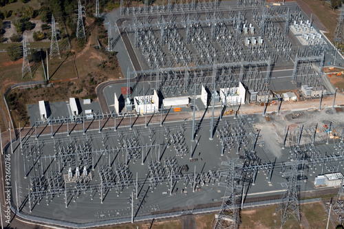 Aerial Power Sub Station photo