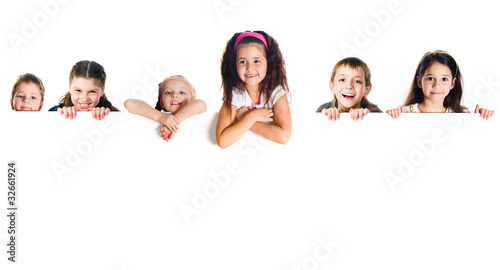 Grouop of smily kids