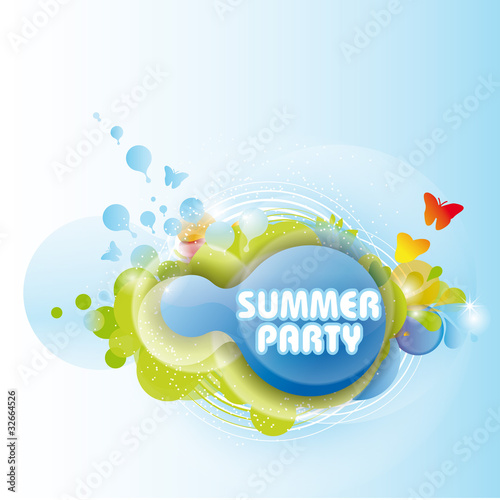 Summer Party Background