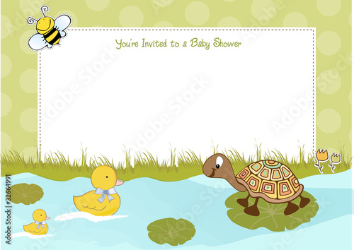 baby shower announcement