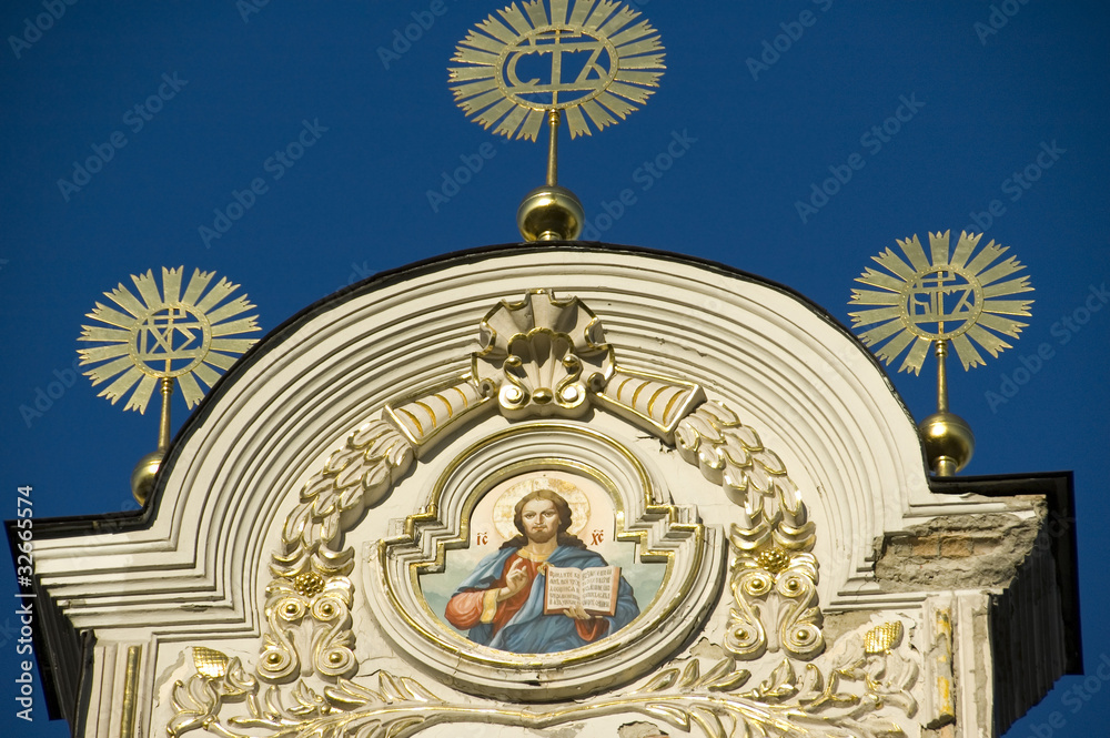Detail of the Orthodox Church. Detail of the Orthodox Church.