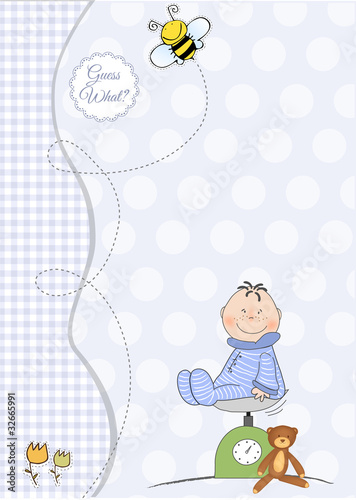 baby shower announcement