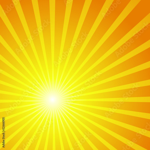 beautiful vector background in the form of the sun