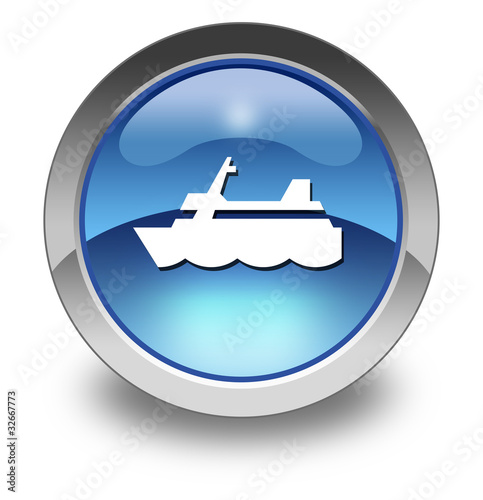 Glossy Pictogram "Cruise Liner"