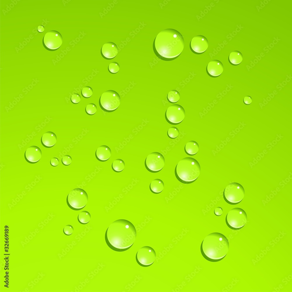 GOTAS DE AGUA SOBRE VERDE GOTAS DE AGUA SOBRE VERDE