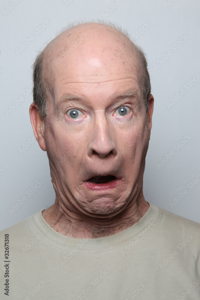 Obraz premium surprised man