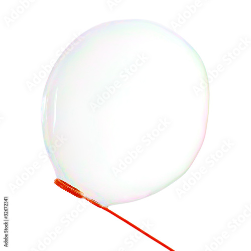 Bubble wand with bubble