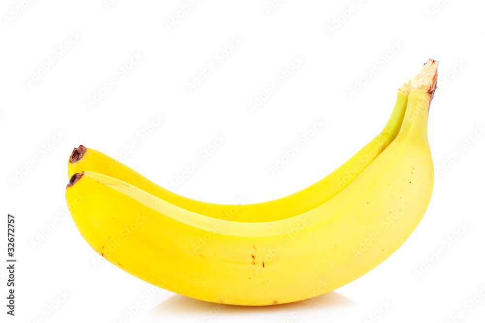 Bunch of bananas isolated on white background Bunch of bananas isolated on white background