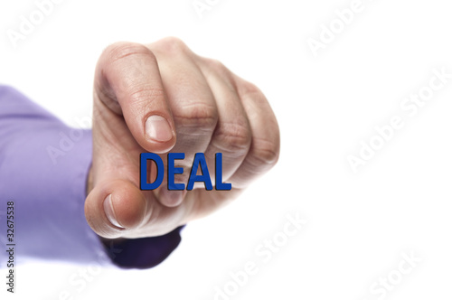 Deal word photo