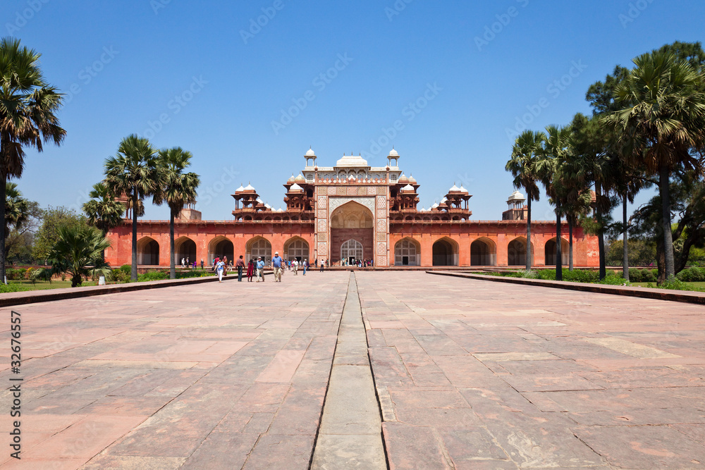 Tomb of Akbar the Great in Agra