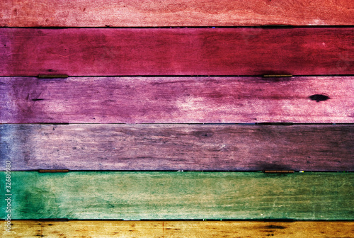 different colorful wood Background