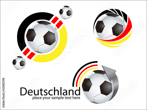 Vector Logo Temlate - Soccer - Fussball
