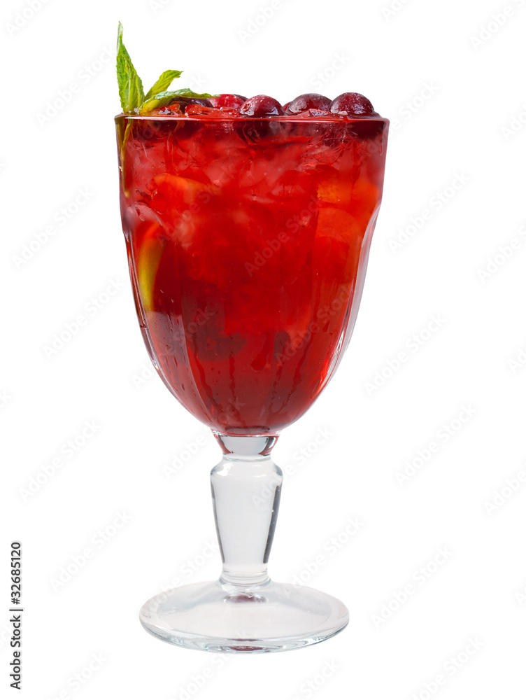 cranberry cocktail closeup cranberry cocktail closeup