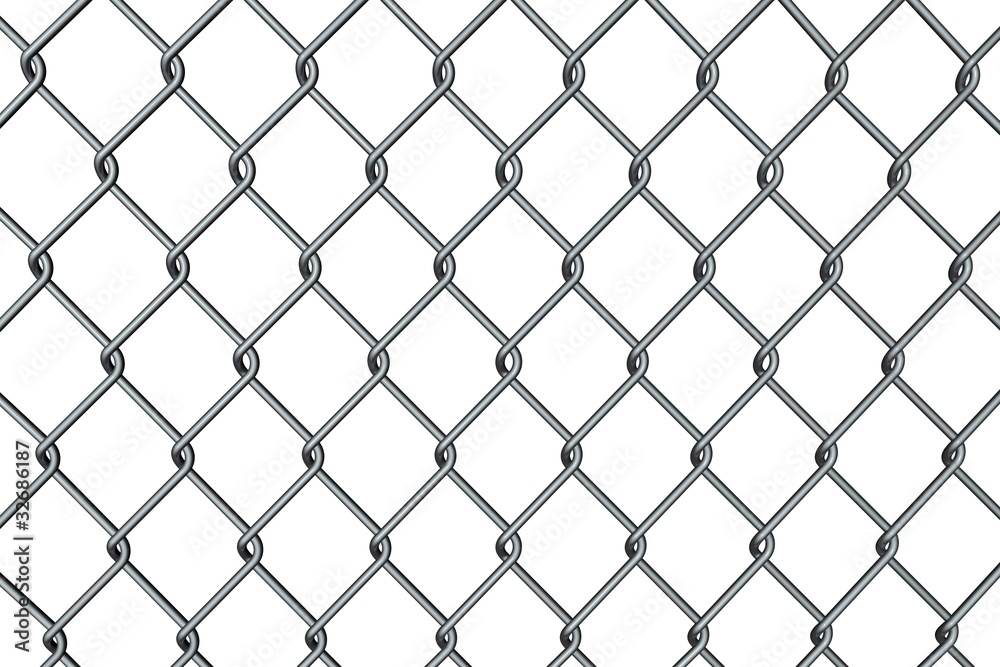 Fototapeta premium Maschendrahtzaun