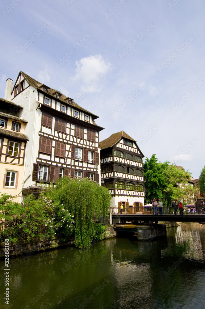 Naklejka premium Petite France - Straßburg - Elsass - Frankreich