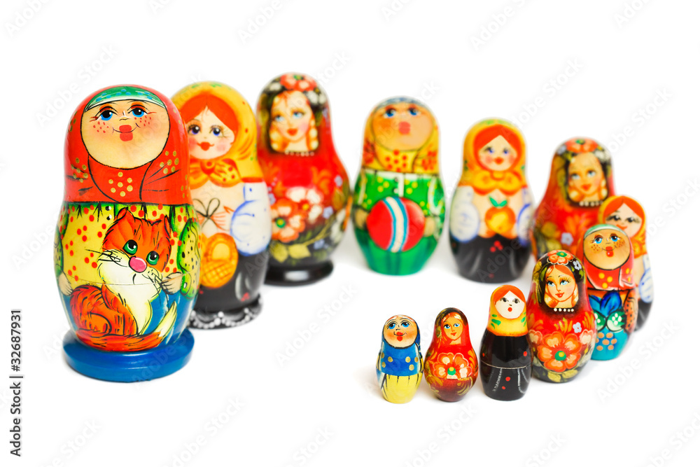 Russian toy matrioska Russian toy matrioska