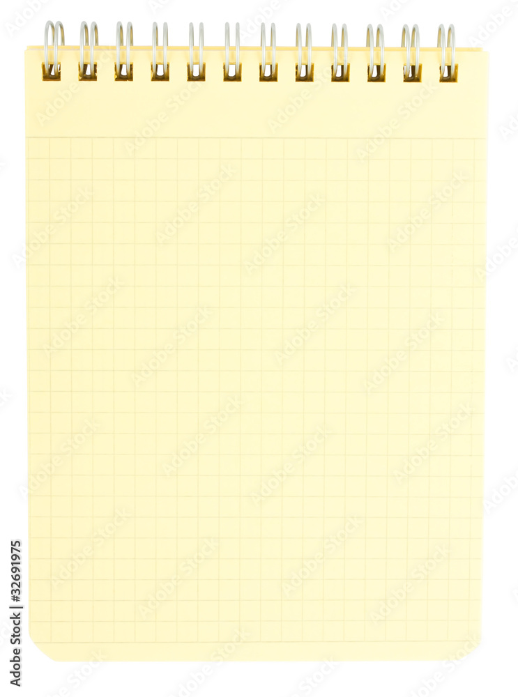 Yellow notepad Yellow notepad